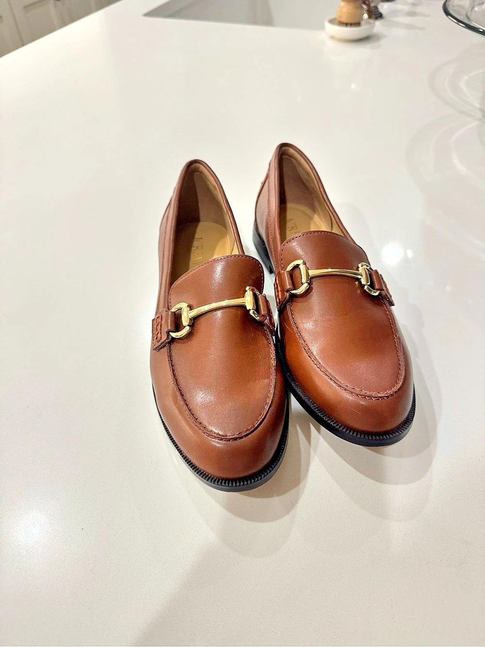J.Crew Horsebit Loafers Brown US 8.5